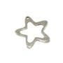 Adorno metal estrella plata 4cm