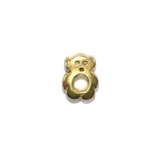 Entrepieza metal osito oro 3mm