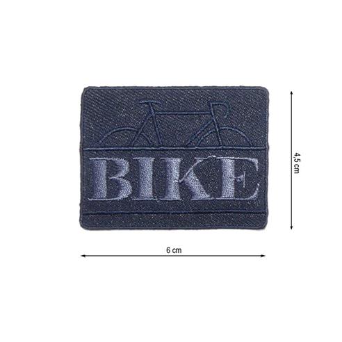 Parche termo bordado Bike 60x45mm