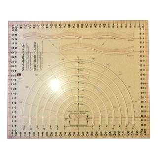 Plantilla para medir y cortar quilting