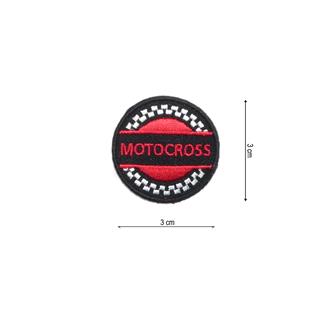 Parche termo bordado Motocross 3cm
