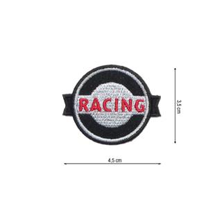 Parche termo bordado Racing 45x35mm
