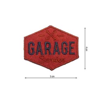 Parche termo bordado Garage 5x4cm