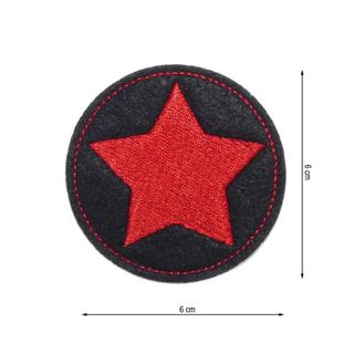 Parche termo escudo estrella 6cm