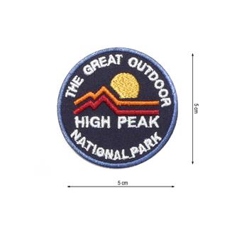 Parche termo bordado high Peak 5cm