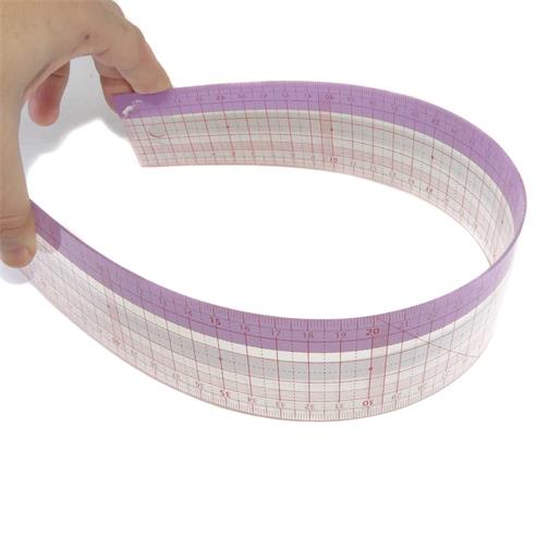 Regla para quilting y costura flexible