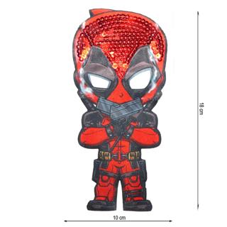 Parche coser superhéroe Deadpool 10x18cm