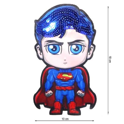 Parche coser superhéroe Superman 10x18cm