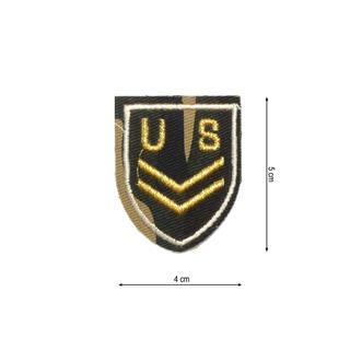 Parche termo 4x5cm bordado escudo militar US