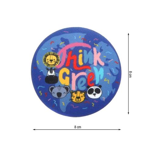 Parche termo infantil animales Think green