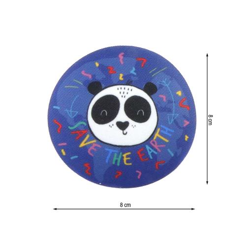 Parche termo infantil eco oso panda 8cm