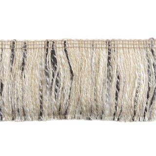 Fleco de lino y yute 10cm color natural