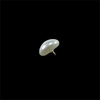 Botón de perla blanco 15mm