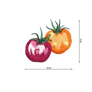 Parche termo bordado 6x5cm Tomates