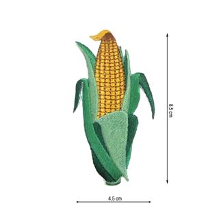 Parche termo bordado 45x85mm Mazorca maiz