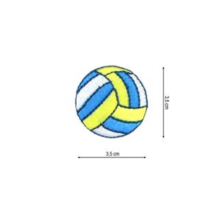 Parche termo bordado Pelota voleibol 35x35mm