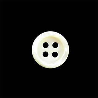 Botón de nácar de 4 agujeros grueso. 2cm diámetro