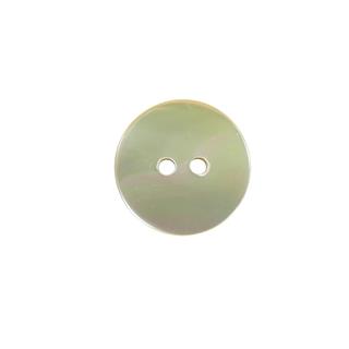 Botón de nácar liso de 2 agujeros beig. 1,8cm diámetro