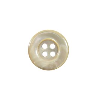 Botón de nácar de 4 agujeros beig. 1,8cm diámetro