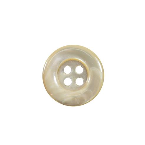 Botón de nácar de 4 agujeros beig. 1,8cm diámetro