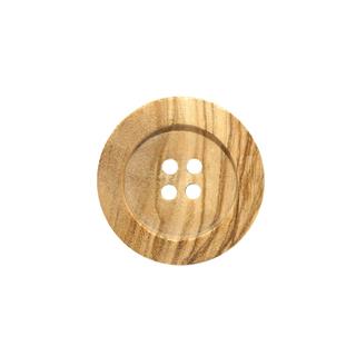 Botón madera 4 agujeros borde grueso. Varios tamaños