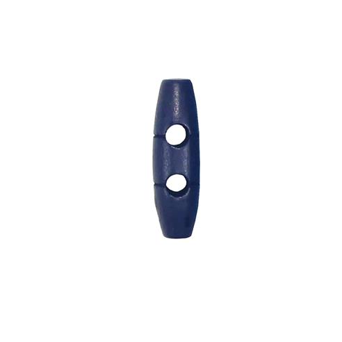 Botón trenca madera azul marino 4cm
