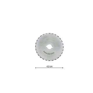 Cuchilla circular dentada 45mm de diámetro