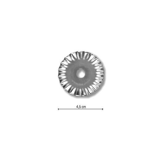 Cuchilla circular ondulada 45mm de diámetro. Corte pequeño