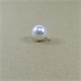 Botón de perla en bola blanco 11mm
