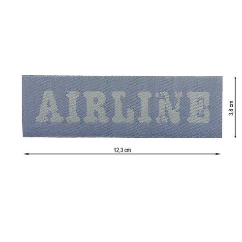 Parche termo 123x38mm bordado Airline