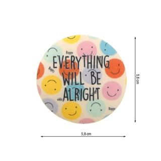 Parche termo Everything be Alright 5,8cm