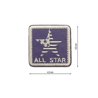 Parche termo 45x45mm bordado All Star