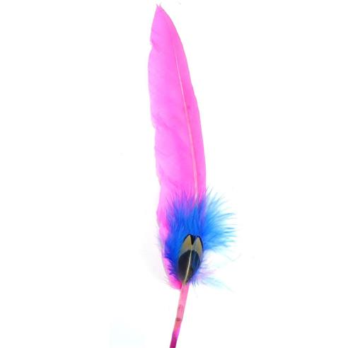 Pluma mediana multicolor 15-18cm. Varios colores