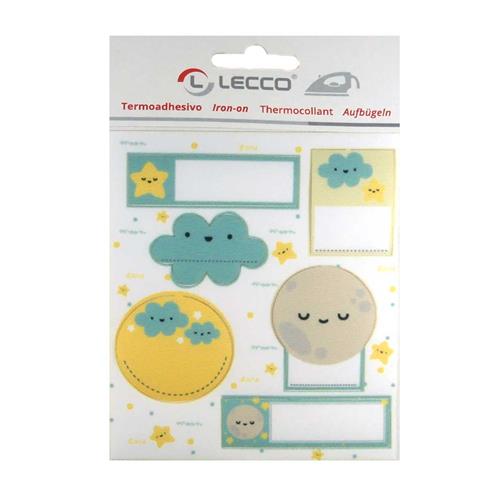 Restricción milicia olvidadizo Parches para marcar ropa infantil. Nubes y estrellas