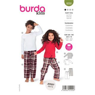 Patrón para pijama unisex 4-10 años 9250