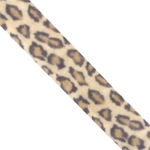 Cinta de terciopelo estampado de tigre 36mm