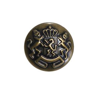 Botón con escudo oro viejo