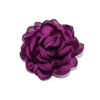 Flor de tela 8cm con imperdible. Varios colores