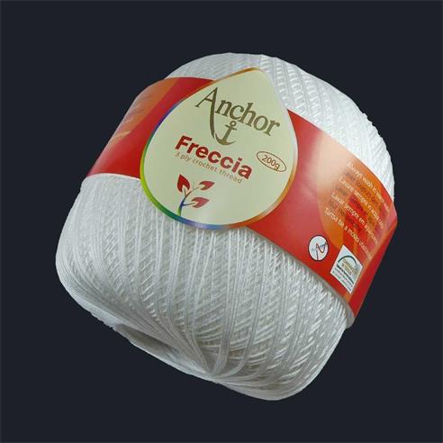 Ovillo para crochet Freccia blanco nº12. 200gr