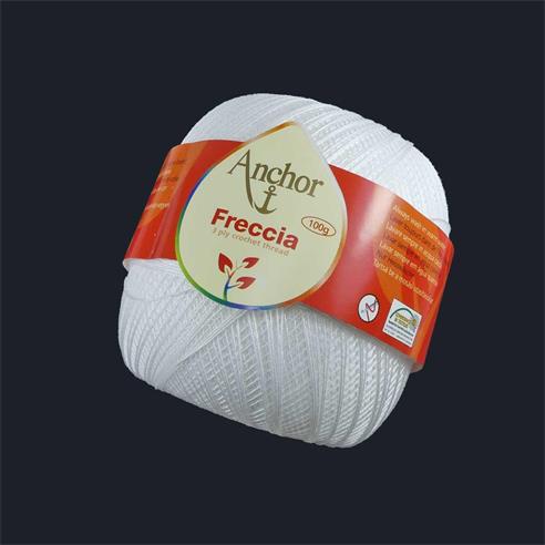 Ovillo para crochet Freccia blanco nº20. 100gr