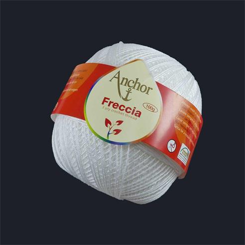 Ovillo para crochet Freccia blanco nº6. 100gr