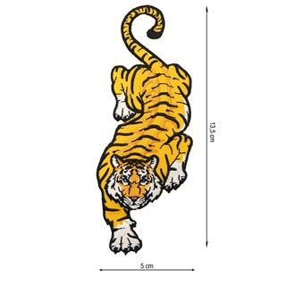 Parche termoadhesivo 50x135mm bordado Tigre