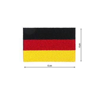 Parche termoadhesivo 60x40mm bordado Bandera Alemania