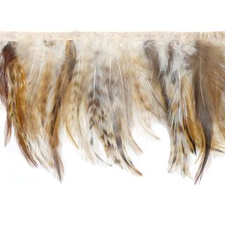 Fleco plumas 14cm.naturales