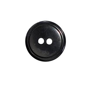 Botón para abrigo negro grueso 23mm
