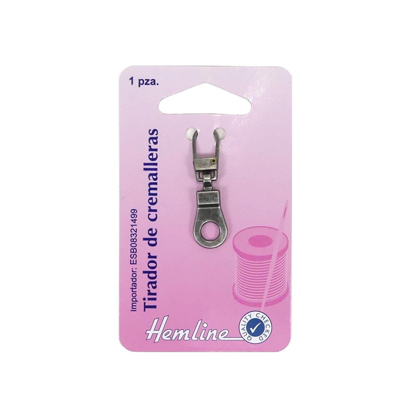 Tirador para Cremallera Classic Plata - Prym