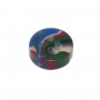 Botón estampado marmolado multicolor. Varios tamaños