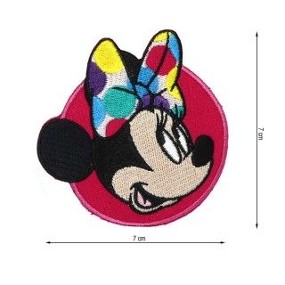 Parche termo Minnie con lazo lunares