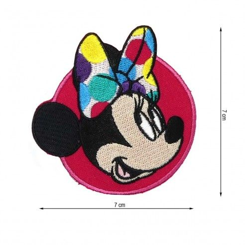 Parche termo Minnie con lazo lunares