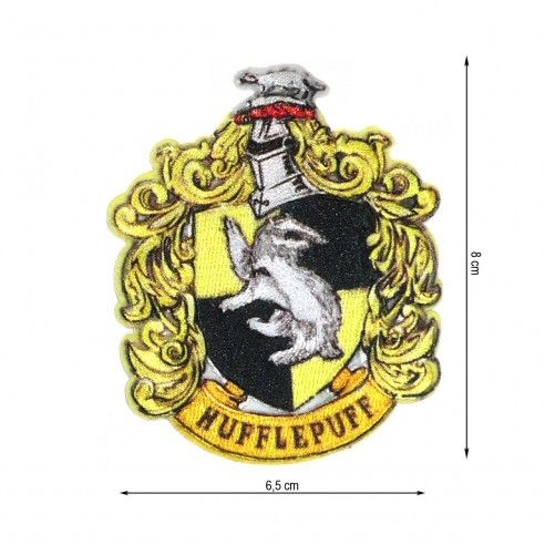 Parche termo escudo Hufflepuff 65x80mm